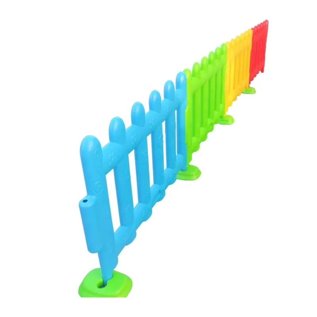 Colorful Kids Fences (6 panels)