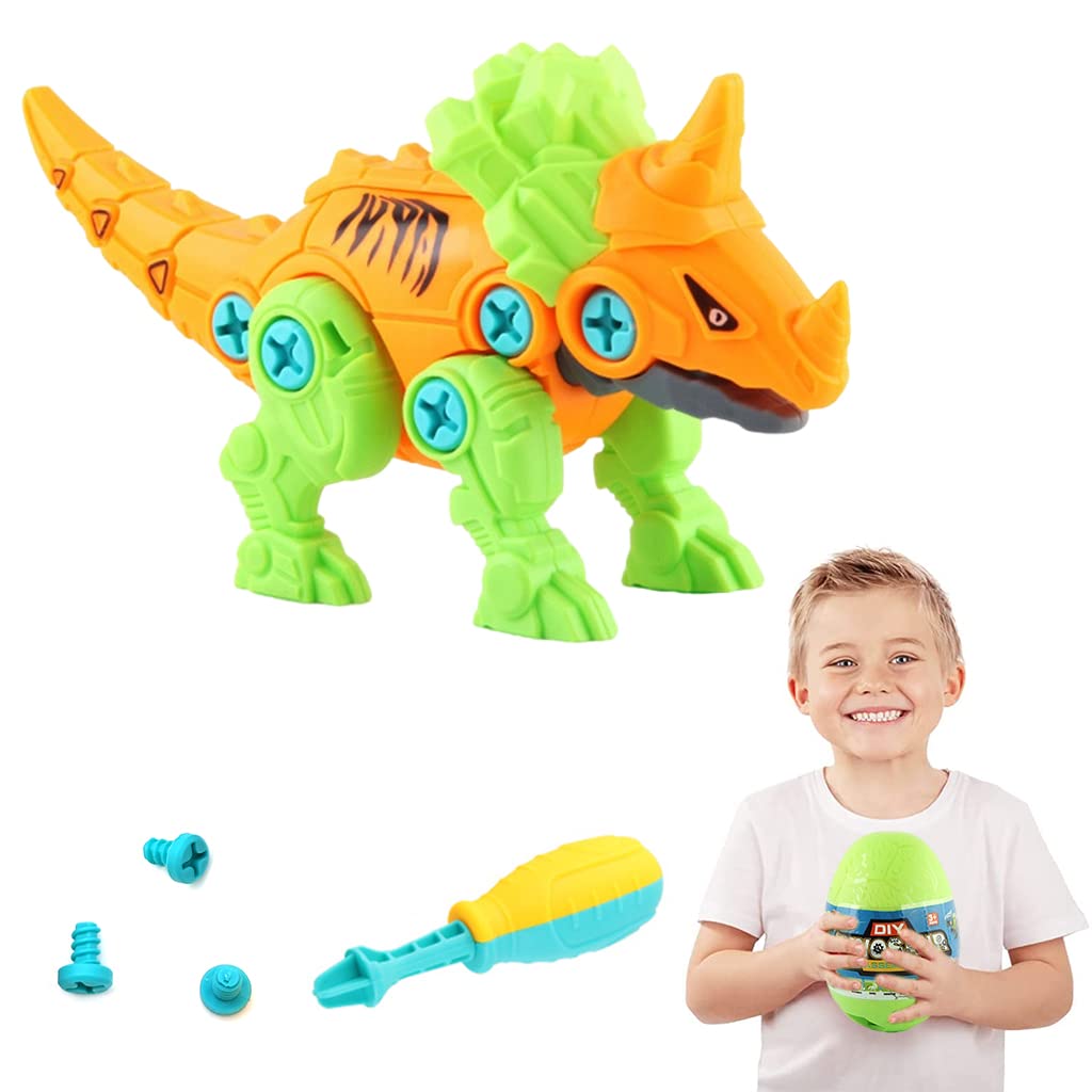 Green Egg Twist Dinosaur Tyrannosaurus Construction Set. WOOPIE
