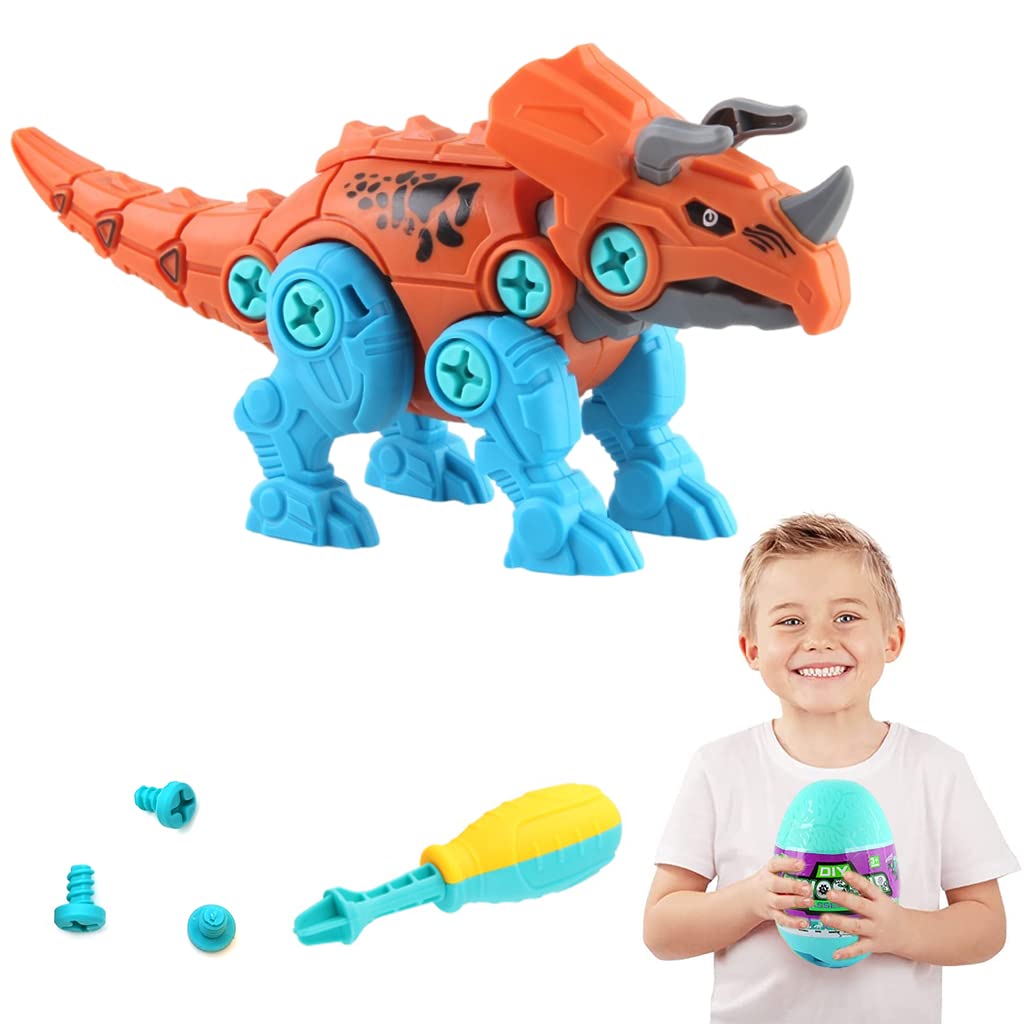 Blue Egg Twist Dinosaur Tyrannosaurus Construction Set. WOOPIE