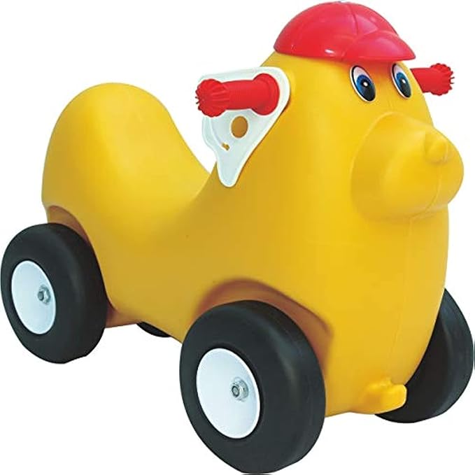 Plastic Dog on Wheels for Toddlers