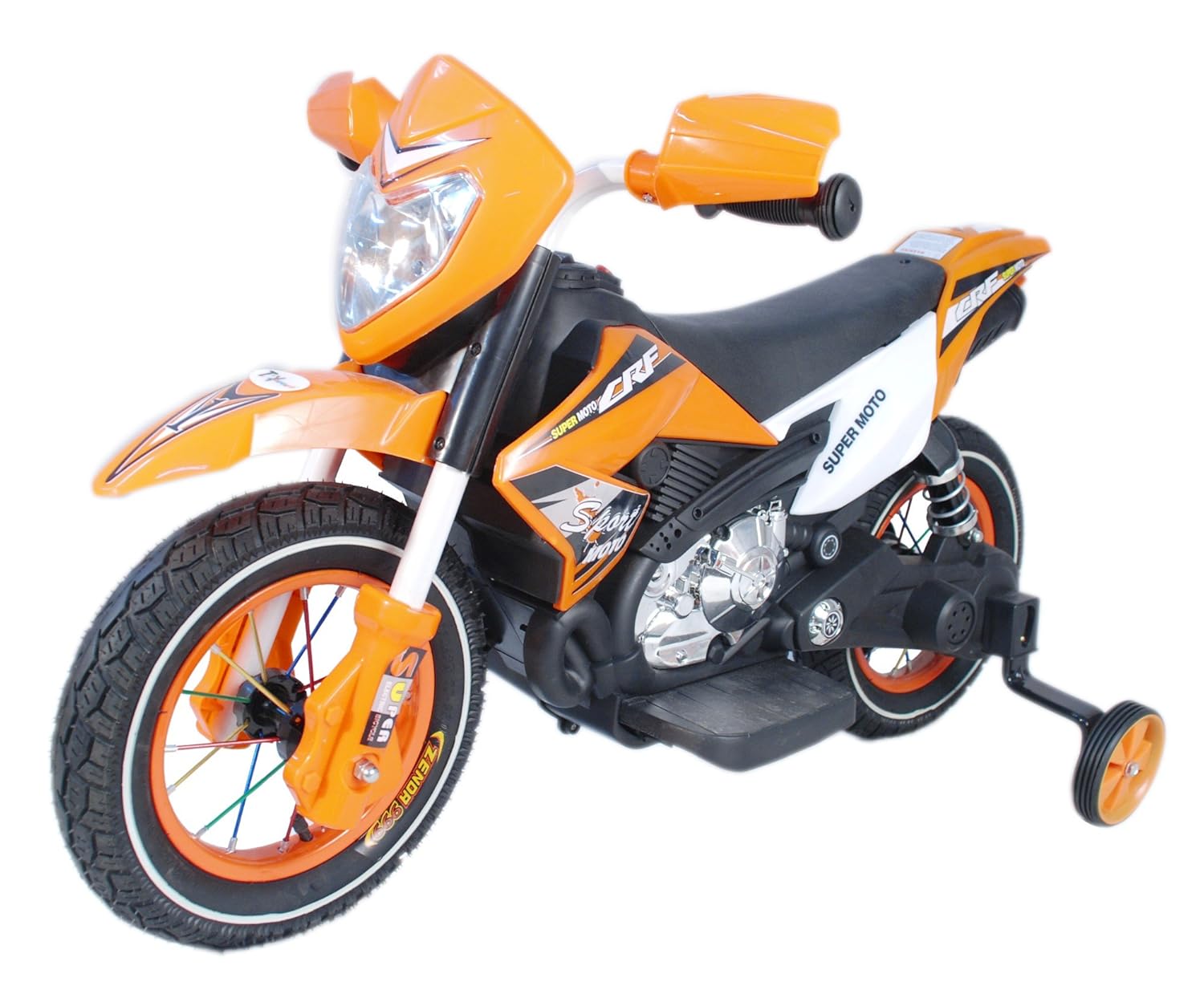 Motocross with Inflatable Tyres Orange 6V