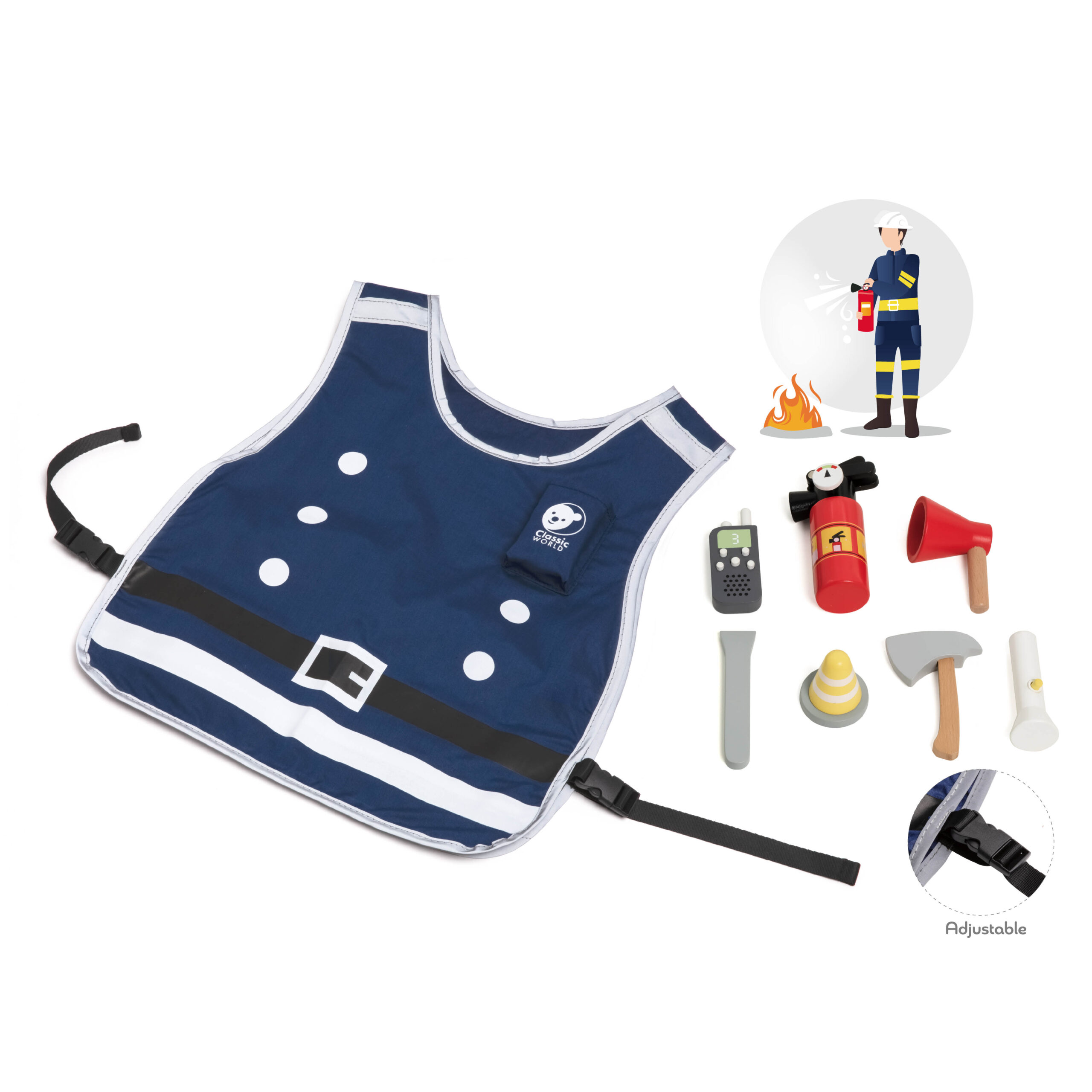 Firefighting Set - Fireman's Outfit Tool Set