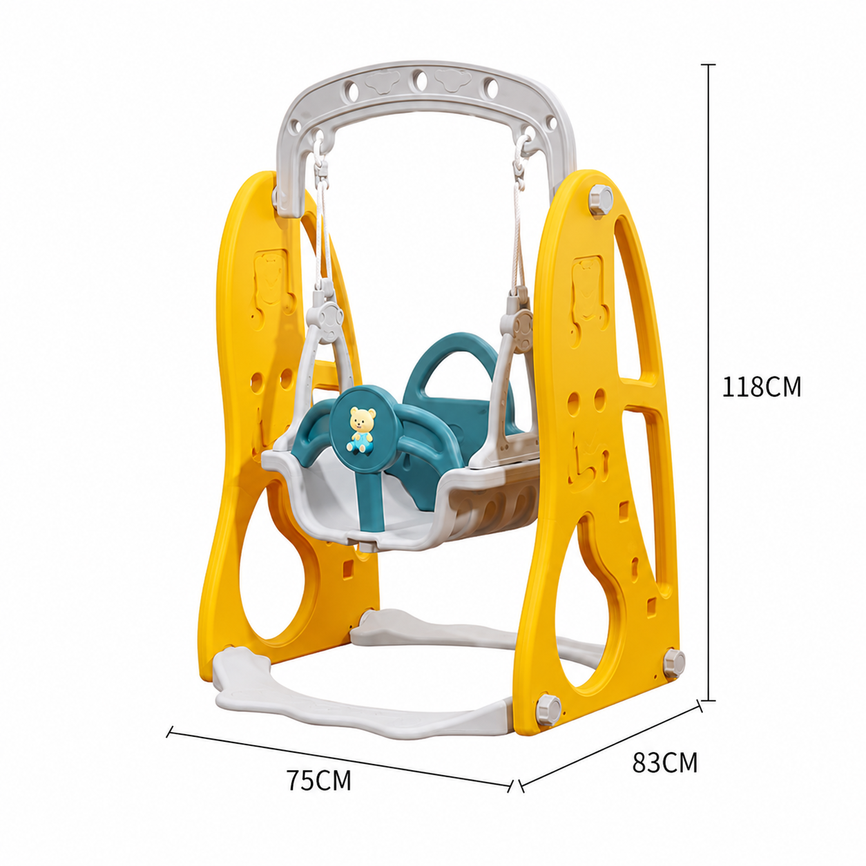 Music Baby Swing Yellow