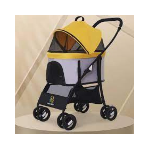 Pet Stroller Yellow