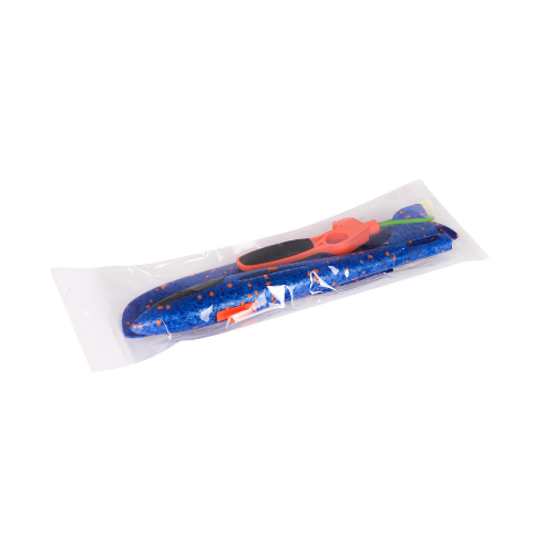 Styrofoam Airplane with Manual Launcher Blue