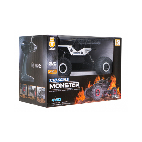 Crawler R/C Monster 1:18 Silver
