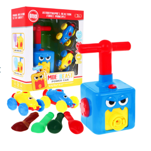 Toy Cars With a Balloon Drive