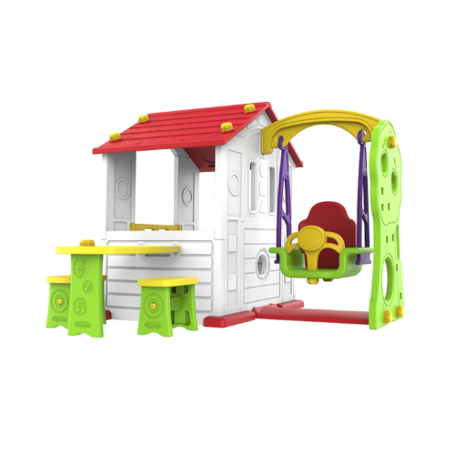 House Cottage Slide 3in1 Red Roof