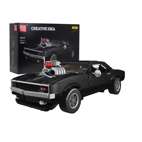 Dodge charger Black Bricks Set (1439 pieces) BRIXPERT