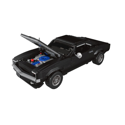 Sports Car Brick Set Black 1439pcs.