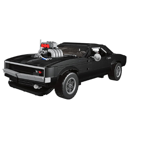 Sports Car Brick Set Black 1439pcs.