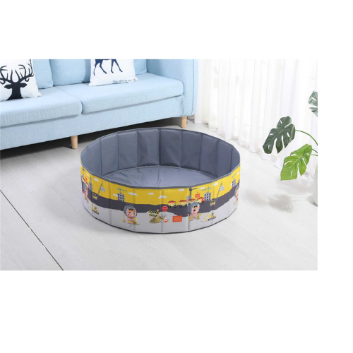 Soft Playpen For Children Construction Site