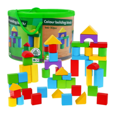 Set of Wooden Blocks 50PCS