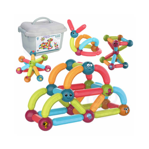 WOOPIE Magnetic Building Blocks Educational 52 pcs.