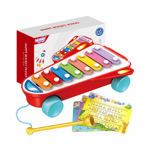 WOOPIE BABY Cymbals Space Rocket Red 18m+