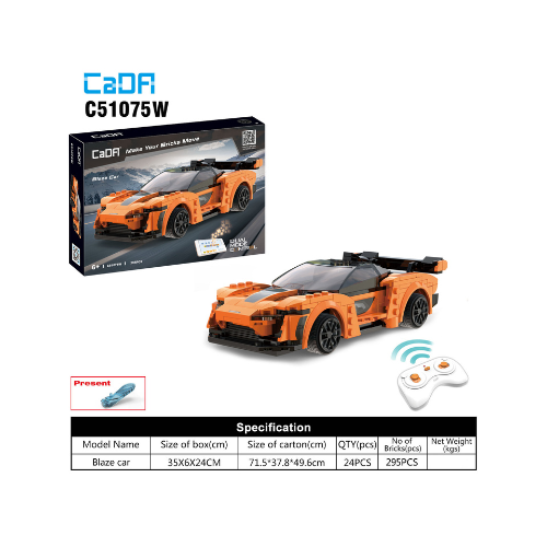 Klocki R/C Autko Sportowe 295el. EE