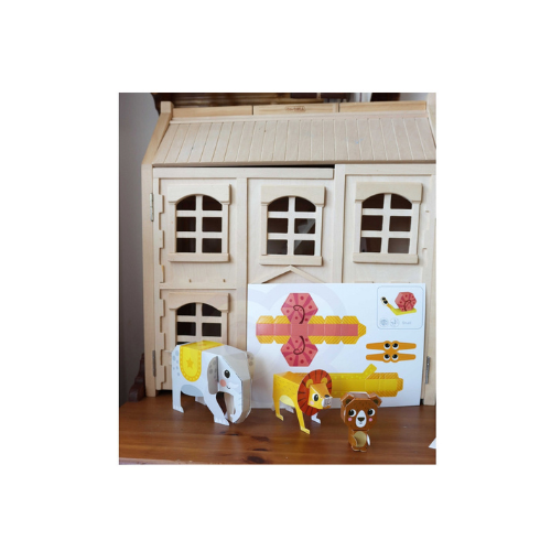 ART&FUN Creative Origami 3D Do-It-Yourself Set 10 Animals WOOPIE