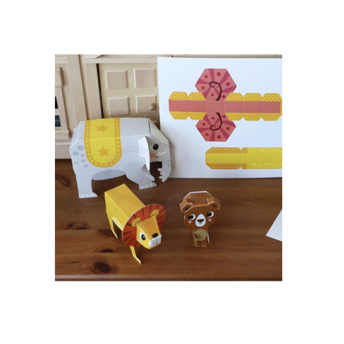 ART&FUN Creative Origami 3D Do-It-Yourself Set 10 Animals WOOPIE