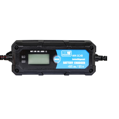 Battery Charger with LCD Display 6V and 12V + 2 Special Modes