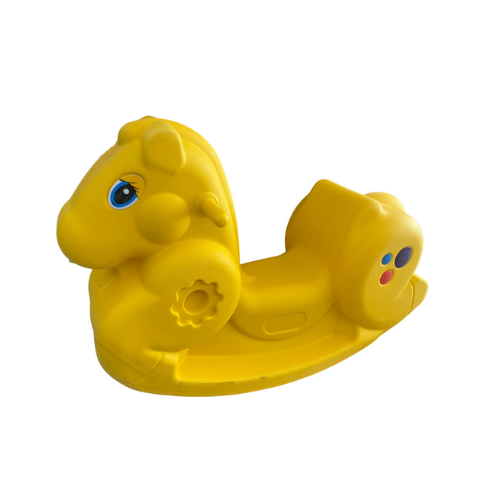 Baby Rocker Chair Deer for Kids Plastic Yellow