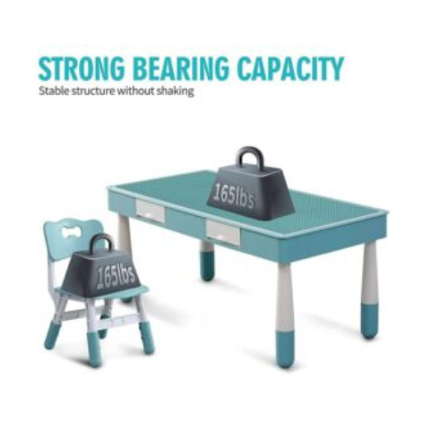 Multi Activity Table Play Building Blocks & Toys, Study & Paint Desk