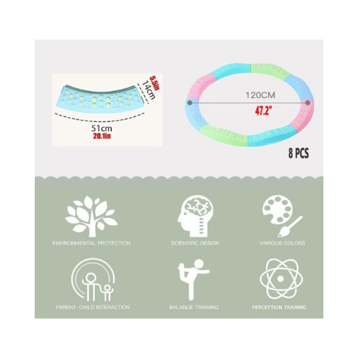 Balance Beam Stepping Stones (8Pcs)