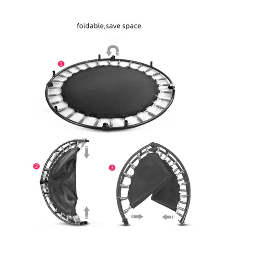 Foldable Kids Trampoline 48inch (1.2M) Net Load 50 Kg Yellow