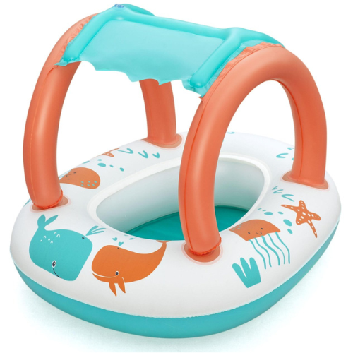 Life Water Pontoon with Roof 84x67 cm BESTWAY