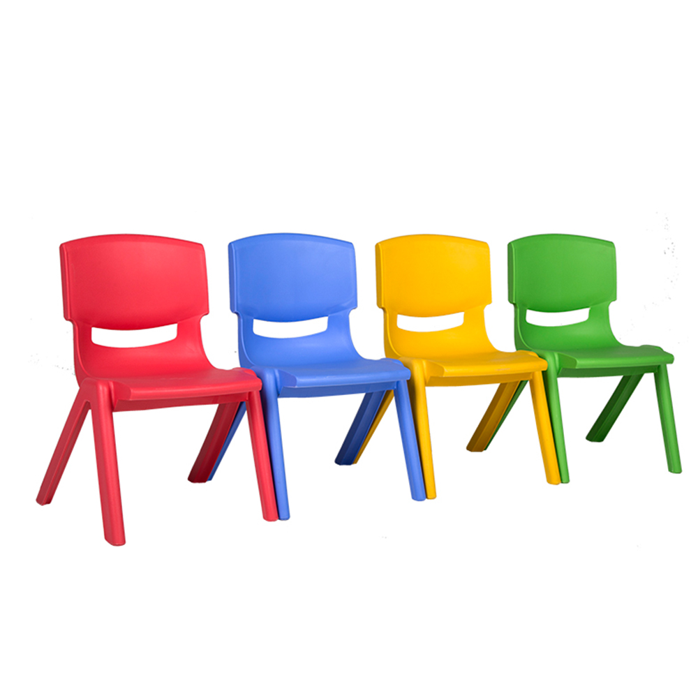 Strong School Plastic Chairs Mixed Colours