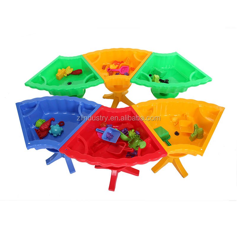 Multi Purpose And Colorful Plastic Table Set For Kids, Sand play, Water play