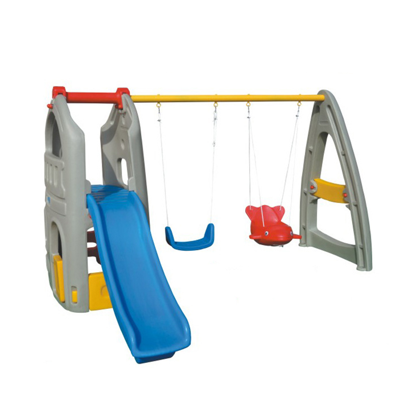 XXL Castle Slide With 2 Swings