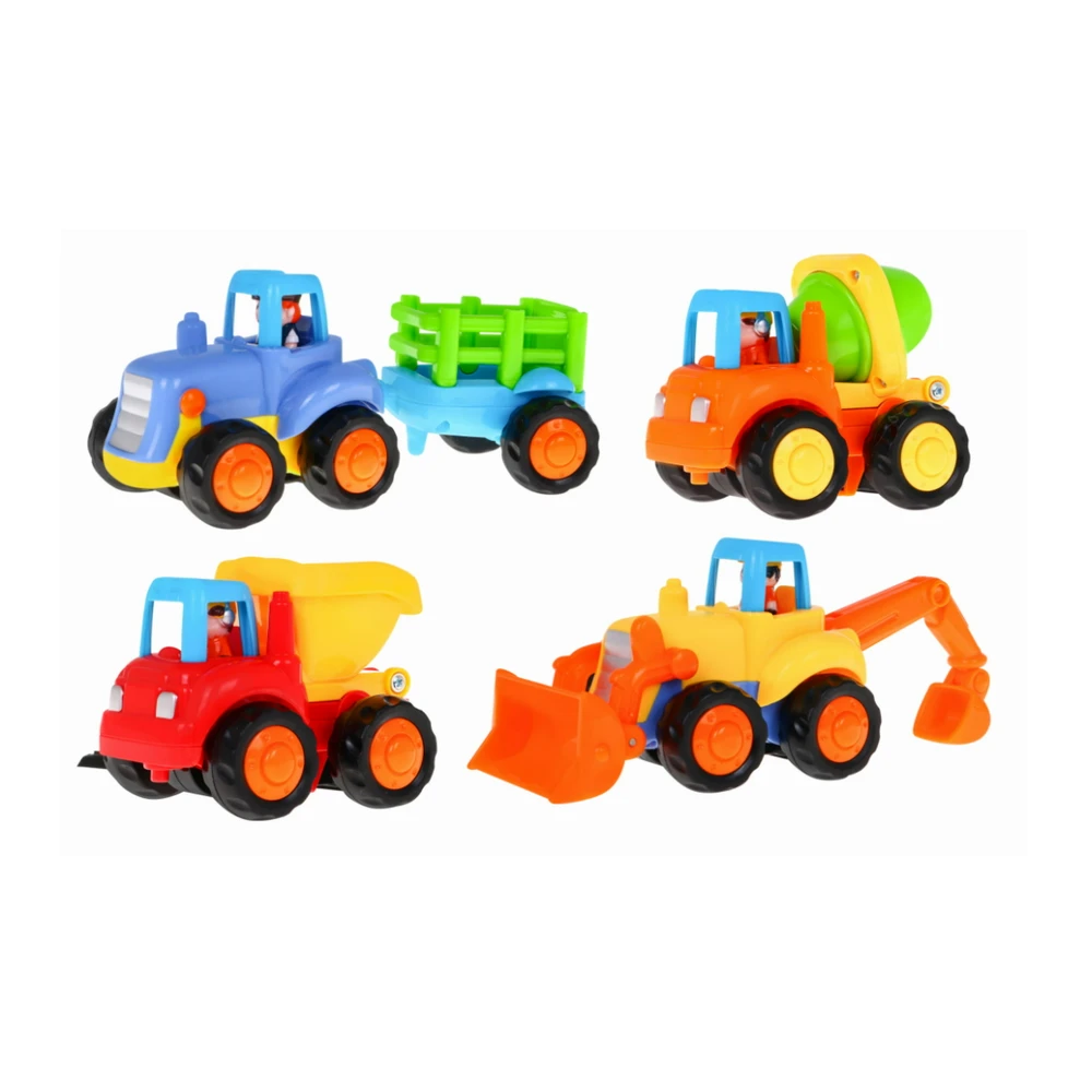 Colourful Cars - Safe - Set of 4