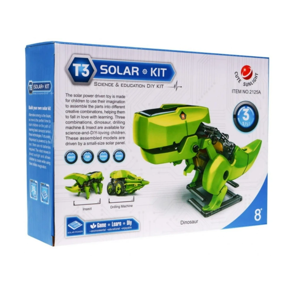3 in 1 Education Solar Robot Toy