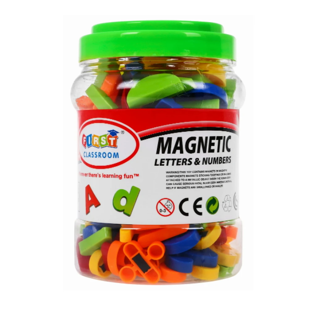 Magnetic Letters and Numbers (128 pieces)