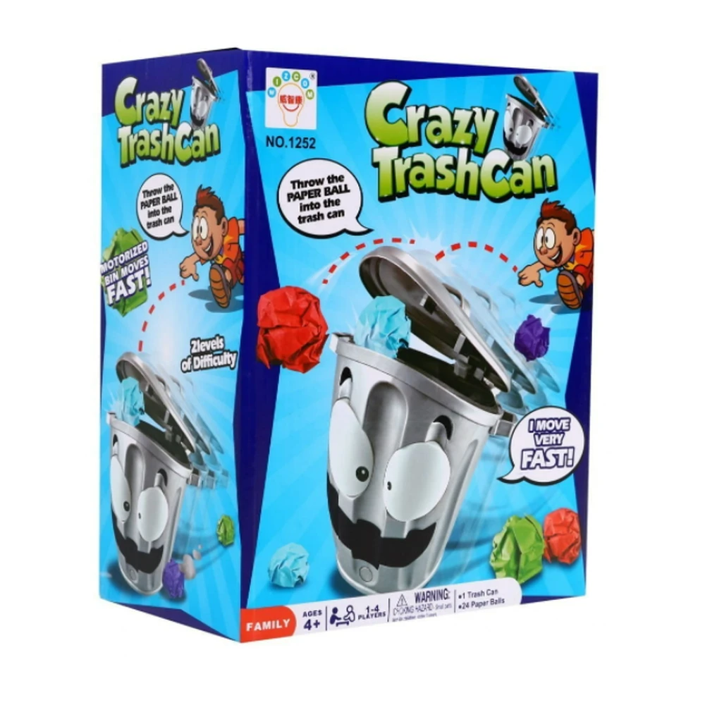 Crazy Trash Bin Game