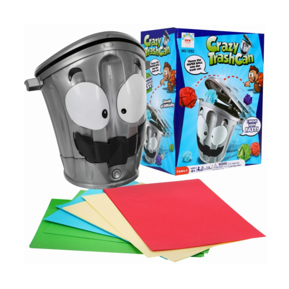 Crazy Trash Bin Game