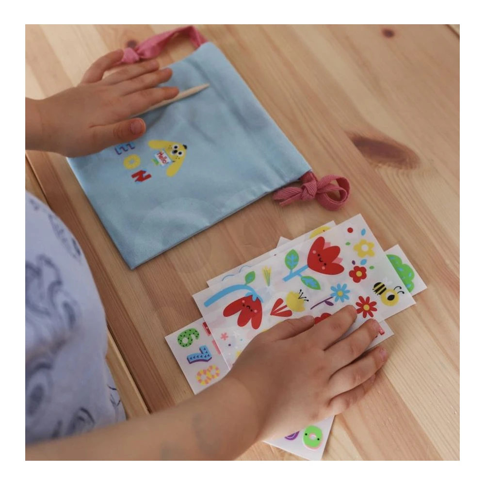 WOOPIE ART&FUN Creative Set Magic Handbag + Stickers for Decoration