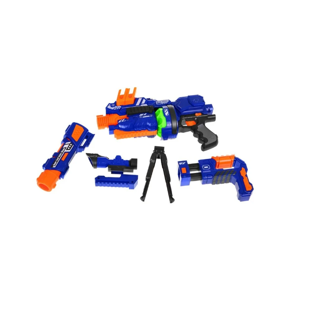 Blaze Storm Modular Pistol Blue 12 Balls Kids Gun