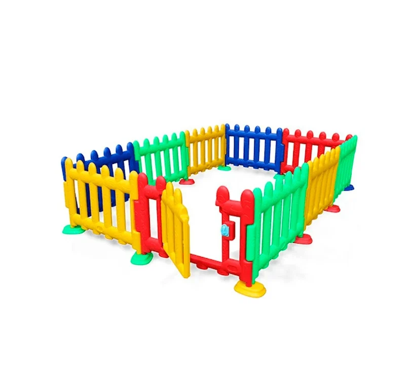 Colorful Kids Fences (6 panels)