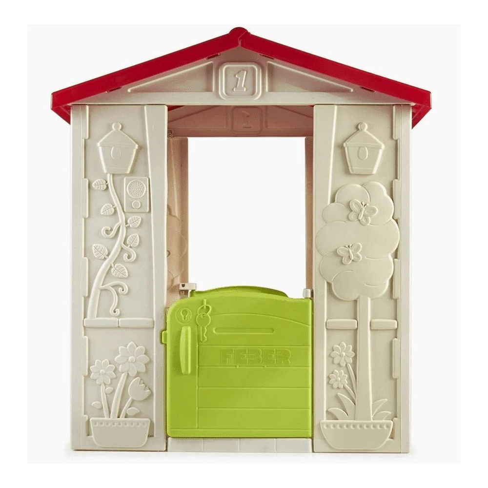 FEBER Garden House for Children Happy House Opening Doors and Balcony