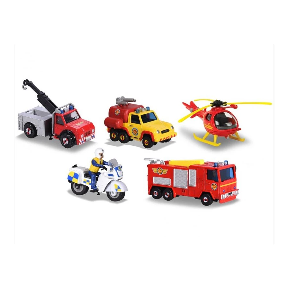 Fireman Sam Cars 5pcs Set Action Figure