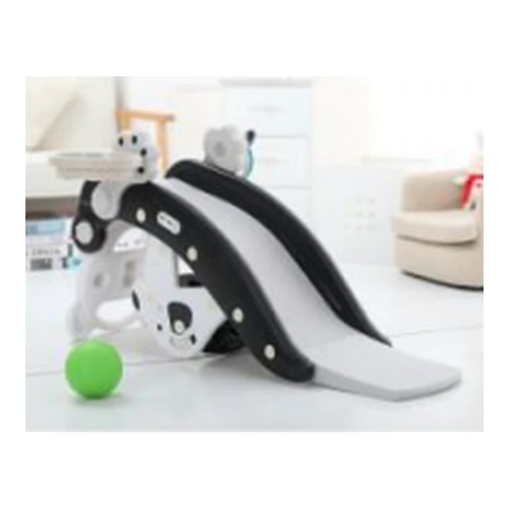 Panda Slide Kids Baby with Basketball and Rings 2 in 1