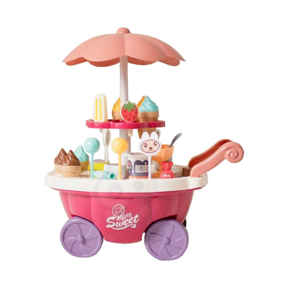 WOOPIE Shop Food Truck Confectionery Trolley Ice Cream Candy Stand
