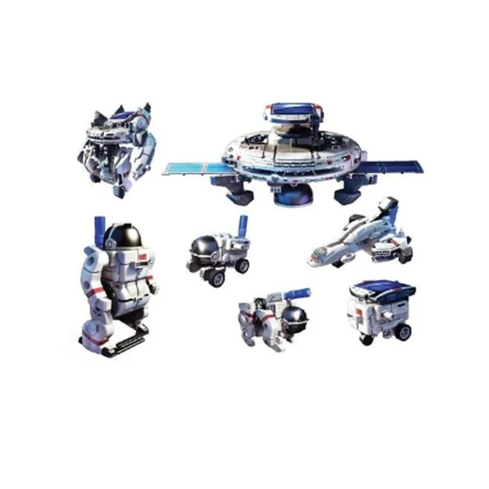 Constructor for Children with a Solar Battery Space Fleet 6 in 1