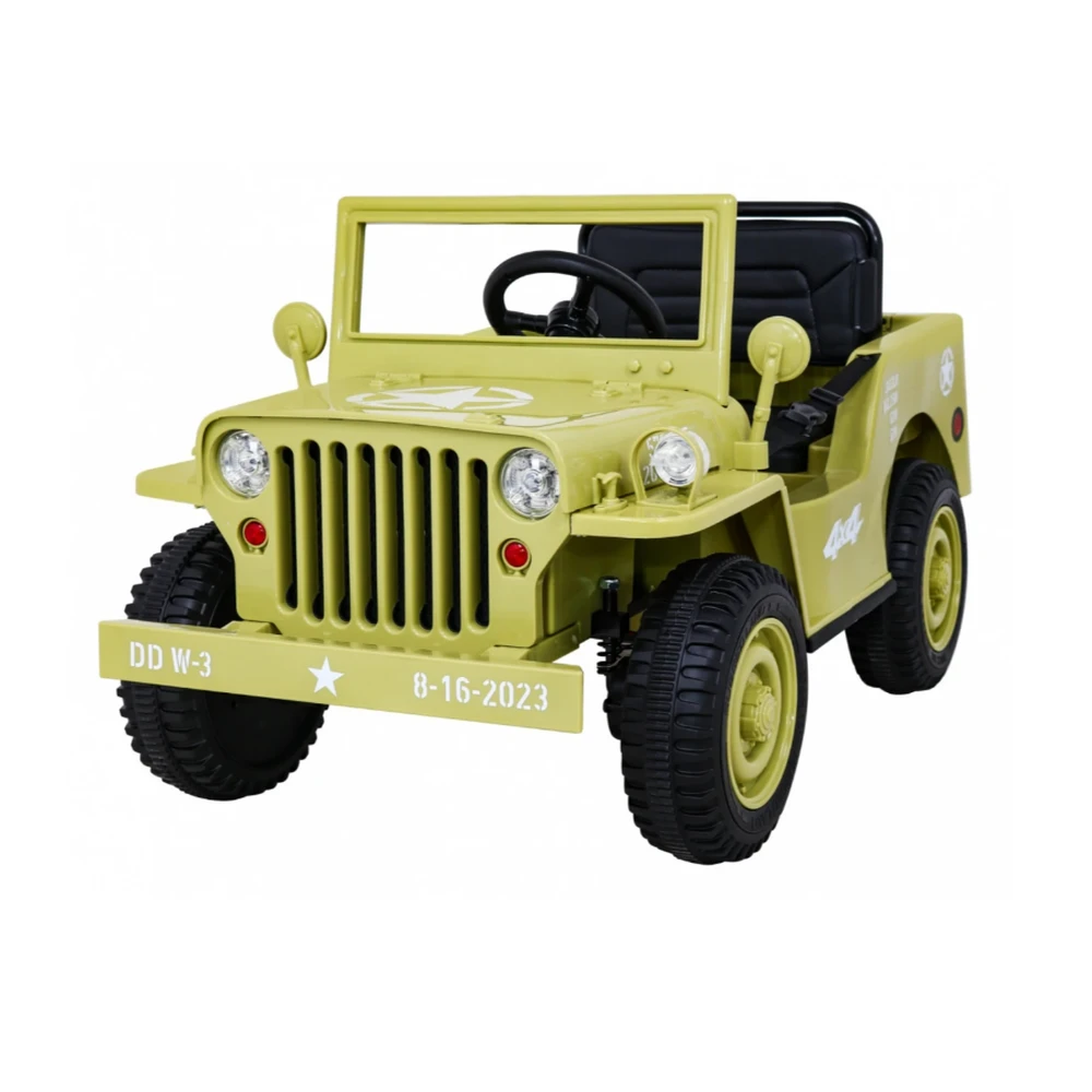 Retro Military Vehicle Green