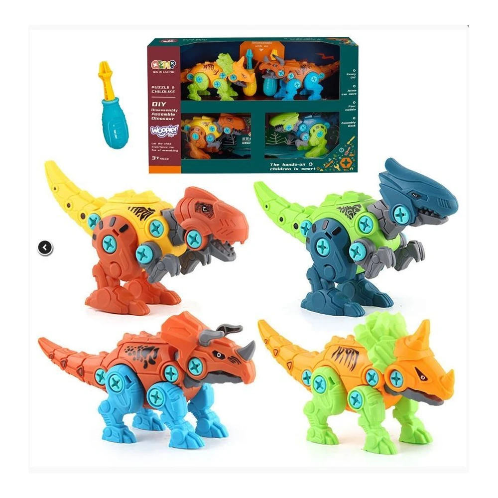 WOOPIE Dinosaur Screwing Kit 4 pcs Construction Kit in Box +