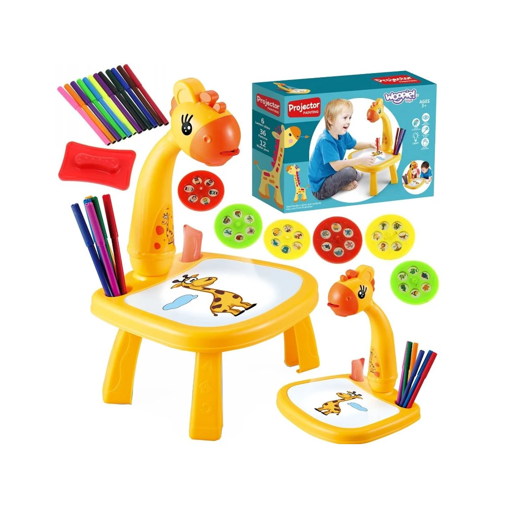 WOOPIE Drawing Board Projector Giraffe Felt-tip pen