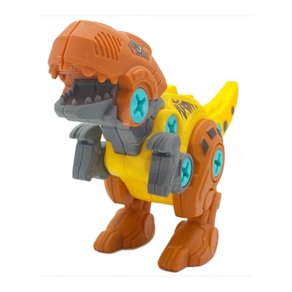 WOOPIE Green Egg Twist Dinosaur Tyrannosaurus Construction Set