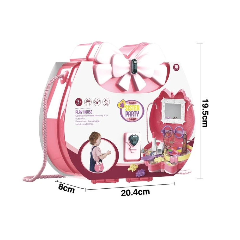 WOOPIE Portable Dressing Table Beauty Salon 2in1 Purse for Girl 16