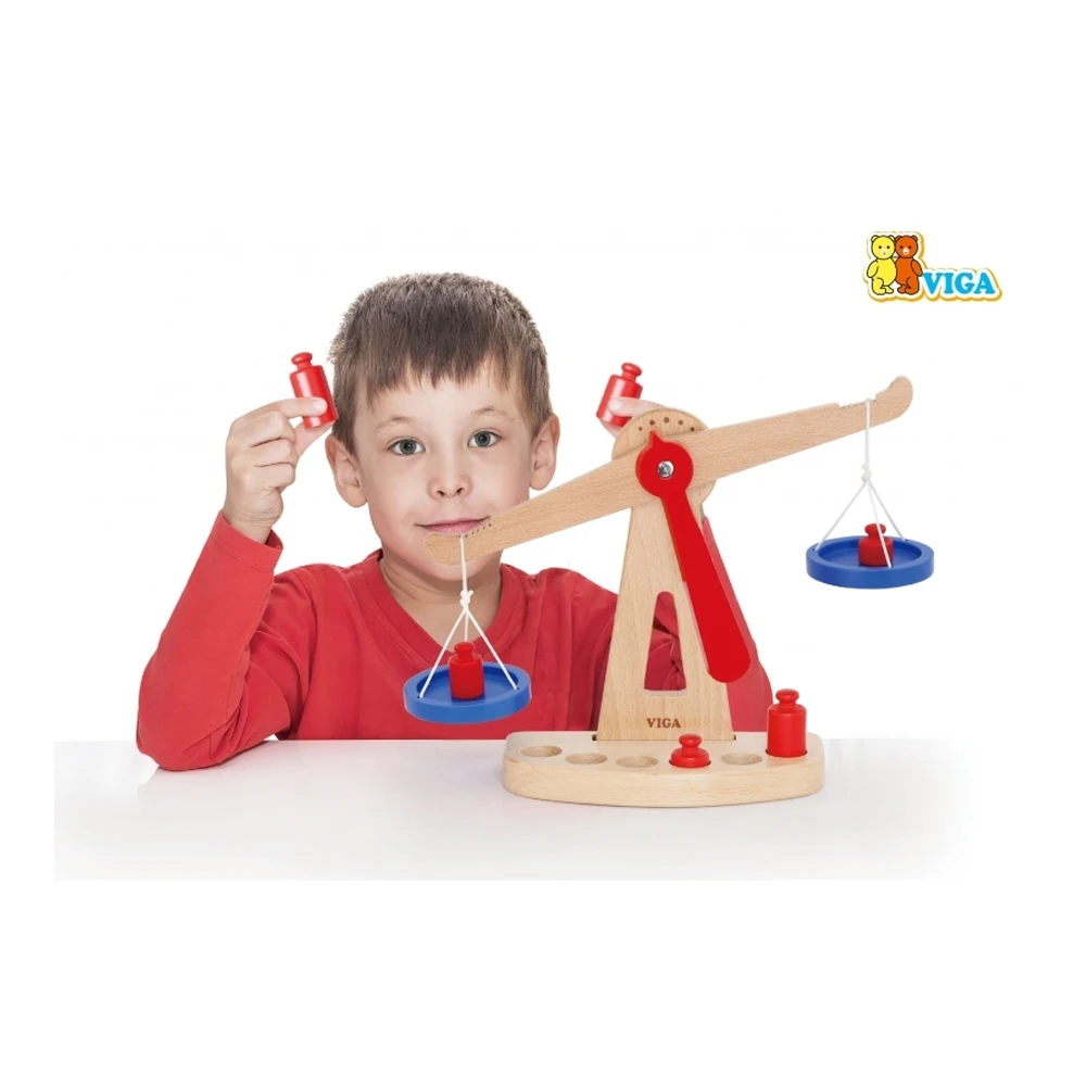Wooden Counter Scale Equivalent to Viga Toys